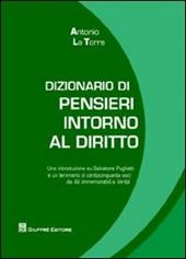 Dizionario di pensieri intorno al diritto