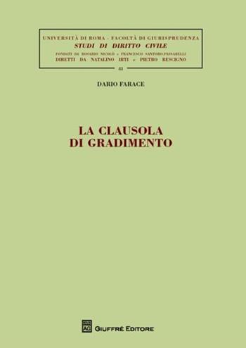 La clausola di gradimento - Dario Farace - Libro Giuffrè 2012, Univ. Roma-Studi di diritto civile | Libraccio.it