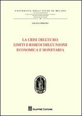 La crisi dell'euro. Limiti e rimedi dell'Unione economica e monetaria