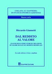 Dal reddito al valore. Analisi degli indicatori di creazione di valore basati sul reddito residuale