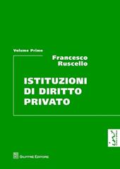 Istituzioni di diritto privato. Vol. 1