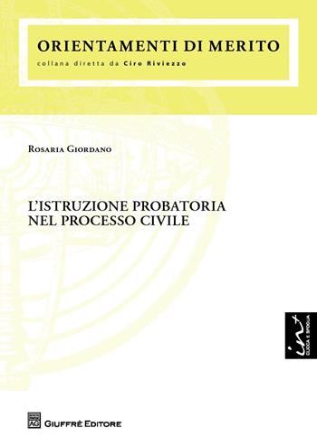 L' istruzione probatoria nel processo civile - Rosaria Giordano - Libro Giuffrè 2013, Orientamenti di merito | Libraccio.it