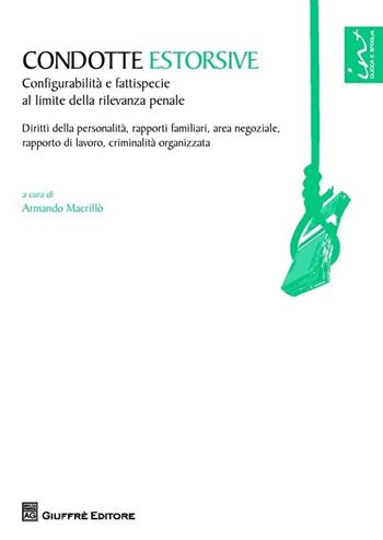 Condotte estorsive  - Libro Giuffrè 2013, Risposte giurisprudenziali | Libraccio.it