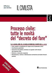 Processo civile: tutte le novità del «decreto del fare»