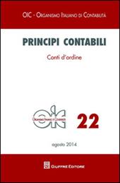 Principi contabili. Vol. 22: Conti d'ordine