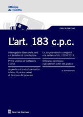 L' art. 183 c.p.c.