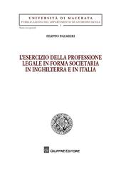 L' esercizio della professione legale in forma societaria in Inghilterra e in Italia