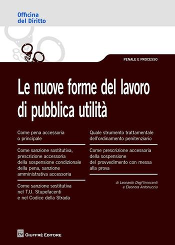 Le nuove forme del lavoro di pubblica utilità - Eleonora Antonuccio, Leonardo Degl'Innocenti - Libro Giuffrè 2016, Officina. Penale e processo | Libraccio.it