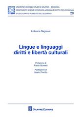 Lingue e linguaggi diritti e libertà culturali