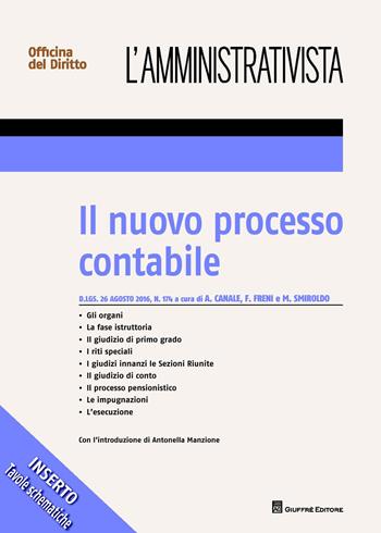 Il nuovo processo contabile  - Libro Giuffrè 2017, Speciali. Amministrativista | Libraccio.it