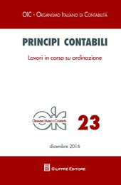 Principi contabili. Vol. 23: Lavori in corso su ordinazione.