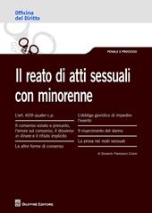 Il reato di atti sessuali con minorenne