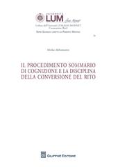 Il procedimento sommario di cognizione e la disciplina della conversione del rito