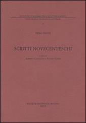 Scritti novecenteschi