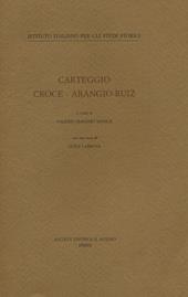 Carteggio Croce-Arangio-Ruiz