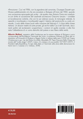 Rimozioni. Lercaro 1968 - Alberto Melloni - Libro Il Mulino 2019, Pubblicazioni dell'istituto per le scienze religiose - Bologna | Libraccio.it