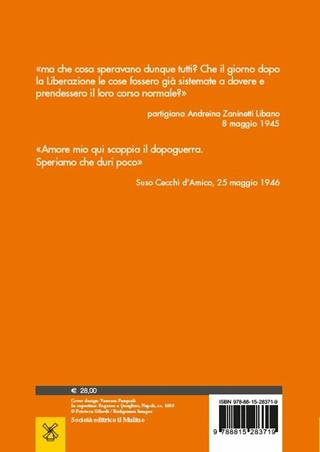 Dopoguerra. Gli italiani fra speranze e disillusioni (1945-1947) - Mario Avagliano, Marco Palmieri - Libro Il Mulino 2019, Biblioteca storica | Libraccio.it