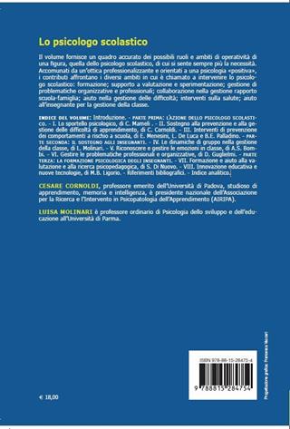 Lo psicologo scolastico. Competenze e aree di intervento - Luisa Molinari - Libro Il Mulino 2019, Itinerari. Psicologia | Libraccio.it