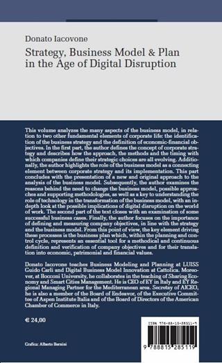 Strategy, Business Model & Plan in the Age of Digital Disruption - Donato Iacovone - Libro Il Mulino 2019, Ernst & Young Business School. Ricerche | Libraccio.it