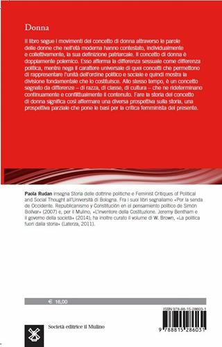 Donna. Storia e critica di un concetto polemico - Paola Rudan - Libro Il Mulino 2020, Studi e ricerche | Libraccio.it