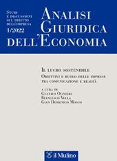 Analisi giuridica dell'economia (2022). Vol. 1