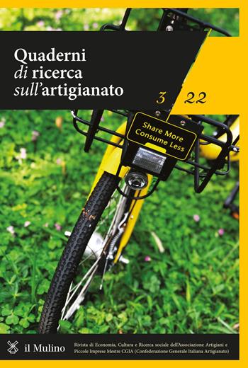 Quaderni di ricerca sull'artigianato (2022). Vol. 3  - Libro Il Mulino 2023 | Libraccio.it
