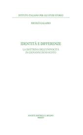 Identità e differenze. La dottrina dell'univocità di Giovanni Duns Scoto