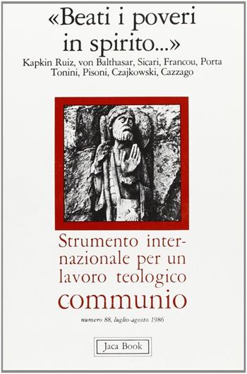 Beati i poveri di spirito  - Libro Jaca Book 1986 | Libraccio.it