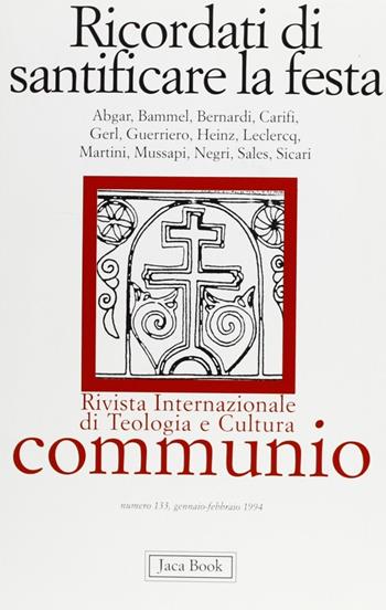 Ricordati di santificare le feste  - Libro Jaca Book 1994 | Libraccio.it