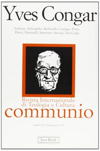 Yves Congar  - Libro Jaca Book 1995, Communio | Libraccio.it