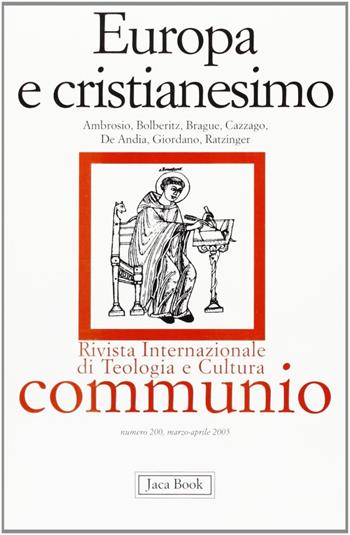 Europa e cristianesimo  - Libro Jaca Book 2005, Communio | Libraccio.it