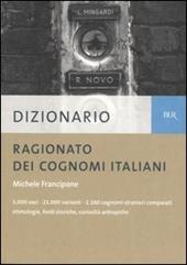 Dizionario ragionato dei cognomi italiani