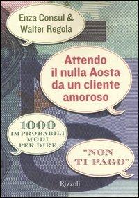 Attendo il nulla Aosta da un cliente amoroso. 1000 improbabili modi per dire «Non ti pago» - Consul Enza, Walter Regola - Libro Rizzoli 2007 | Libraccio.it