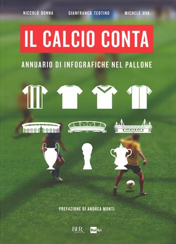 Il calcio conta. Annuario di infografiche nel pallone - Niccolò Donna, Gianfranco Teotino, Michele Uva - Libro Rizzoli 2014 | Libraccio.it