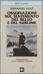 Osservazioni sul sentimento del bello e del sublime