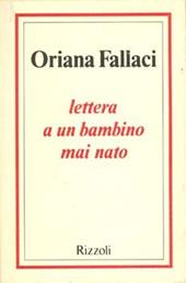 Lettera a un bambino mai nato