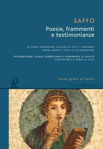 Poesie, frammenti e testimonianze. Testo greco a fronte - Saffo - Libro Rusconi Libri 2017, Classici greci e latini | Libraccio.it