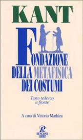 Fondazione della metafisica dei costumi