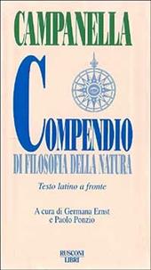 Compendio di filosofia della natura. Testo latino a fronte