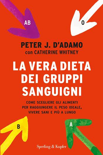 La vera dieta dei gruppi sanguigni. Come scegliere gli alimenti per raggiungere il peso ideale, vivere più sani e più a lungo - Peter J. D'Adamo, Catherine Whitney - Libro Sperling & Kupfer 2016, I grilli | Libraccio.it