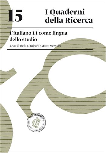 L'italiano L1 come lingua dello studio  - Libro Loescher 2014 | Libraccio.it