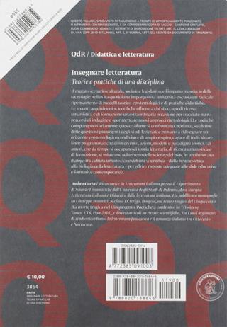 Insegnare letteratura. Teorie e pratiche di una disciplina  - Libro Loescher 2019, I quaderni della ricerca | Libraccio.it