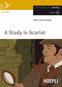 A Study in scarlet. Con CD-Audio - Arthur Conan Doyle - Libro Hoepli 2011, Letture in lingua | Libraccio.it