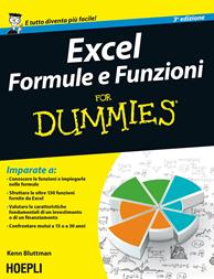 Excel. Formule e funzioni For Dummies - Ken Bluttman - Libro Hoepli 2014, For Dummies | Libraccio.it