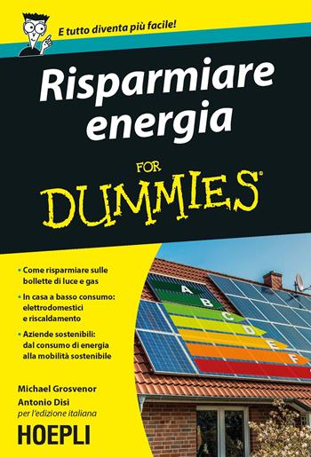 Risparmiare energia for Dummies - Michael Grosvenor - Libro Hoepli 2016, For Dummies | Libraccio.it