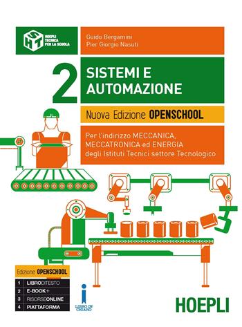 Sistemi e automazione. Ediz. openschool. industriali. Con e-book. Con espansione online. Vol. 2 - Guido Bergamini, Piergiorgio Nasuti - Libro Hoepli 2017 | Libraccio.it