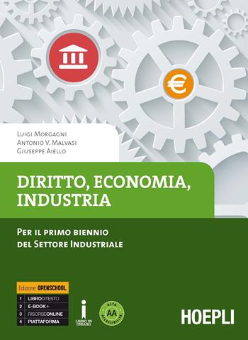 Diritto economia industria. Per il primo bienno delle Scuole superiori. Con e-book. Con espansione online - Luigi Morgagni, Antonio Vincenzo Malvasi, Giuseppe Aiello - Libro Hoepli 2017 | Libraccio.it