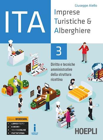 ITA. Imprese turistiche & alberghiere. Diritto e tecniche amministrative della struttura ricettiva. Ediz. Openschool. Per il triennio degli Ist. professionali alberghieri. Con ebook. Con espansione online. Vol. 3 - Giuseppe Aiello - Libro Hoepli 2018 | Libraccio.it