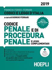 Codice penale e di procedura penale e leggi complementari 2019