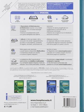 Eserciziario di elettrotecnica ed elettronica. Per gli Ist. tecnici e professionali. Vol. 1 - Domenico Favoino, Mario Mezzo, Gaetano Conte - Libro Hoepli 2019 | Libraccio.it